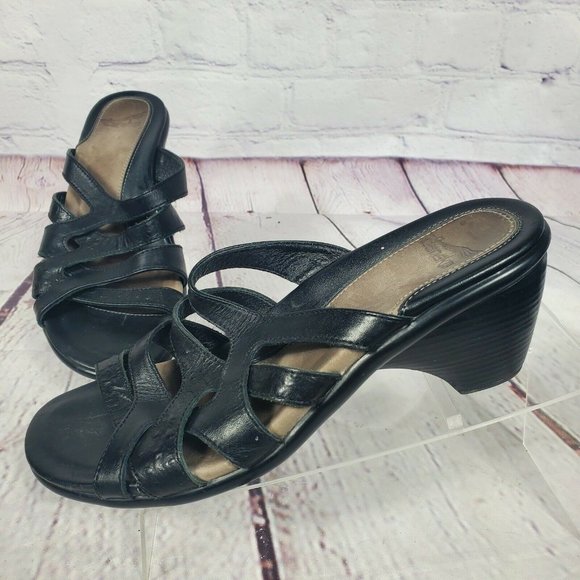 Dansko Women's Size 8.5 Leather Sandals Heels - Picture 2 of 8